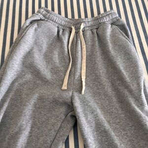 Grey sweatpants